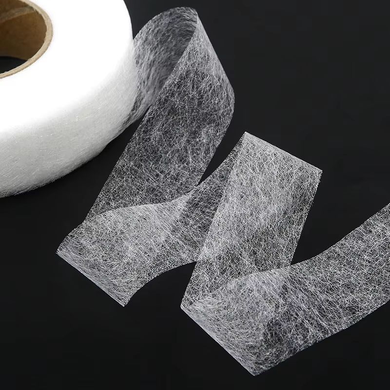 DoubleSided NonWoven Interlining Adhesive Fabric Cloth IronOn Hem Tape Web For Sewing Crafts 1