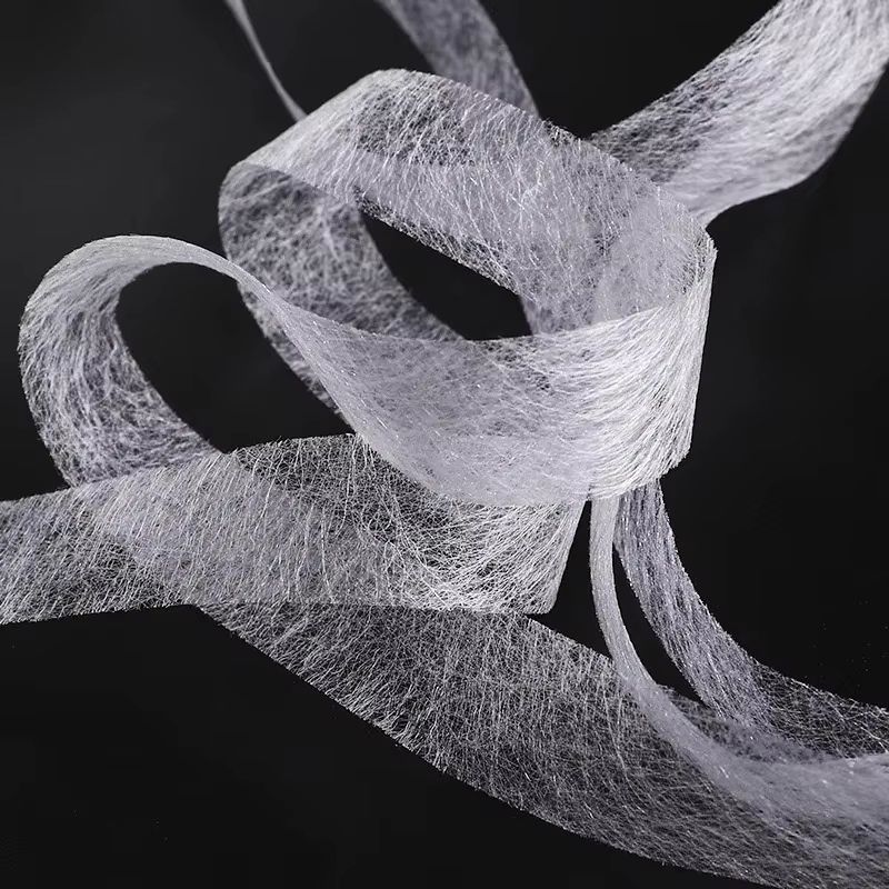 DoubleSided NonWoven Interlining Adhesive Fabric Cloth IronOn Hem Tape Web For Sewing Crafts 3