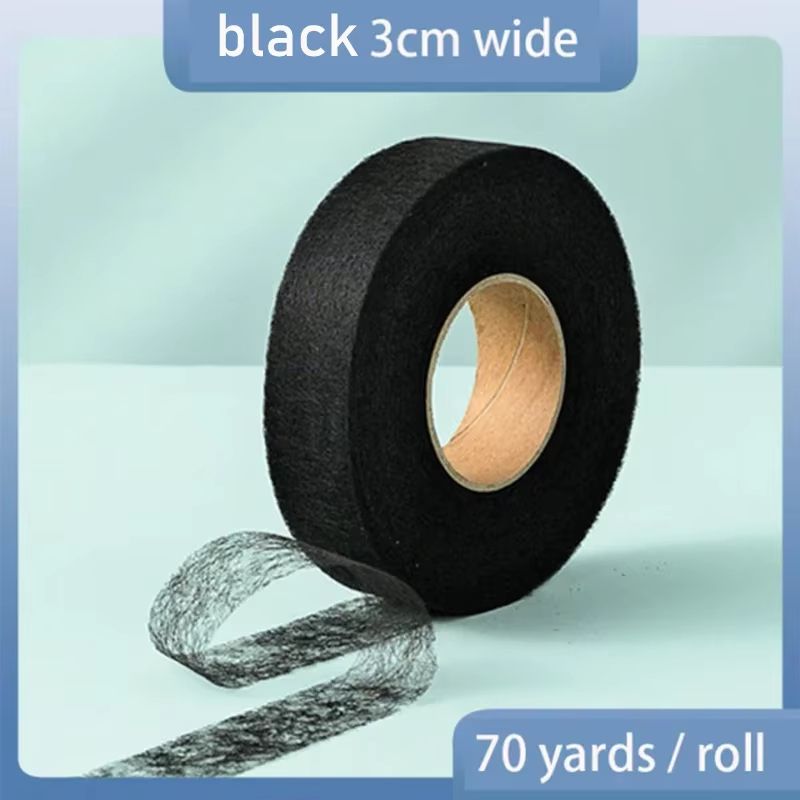 DoubleSided NonWoven Interlining Adhesive Fabric Cloth IronOn Hem Tape Web For Sewing Crafts 6