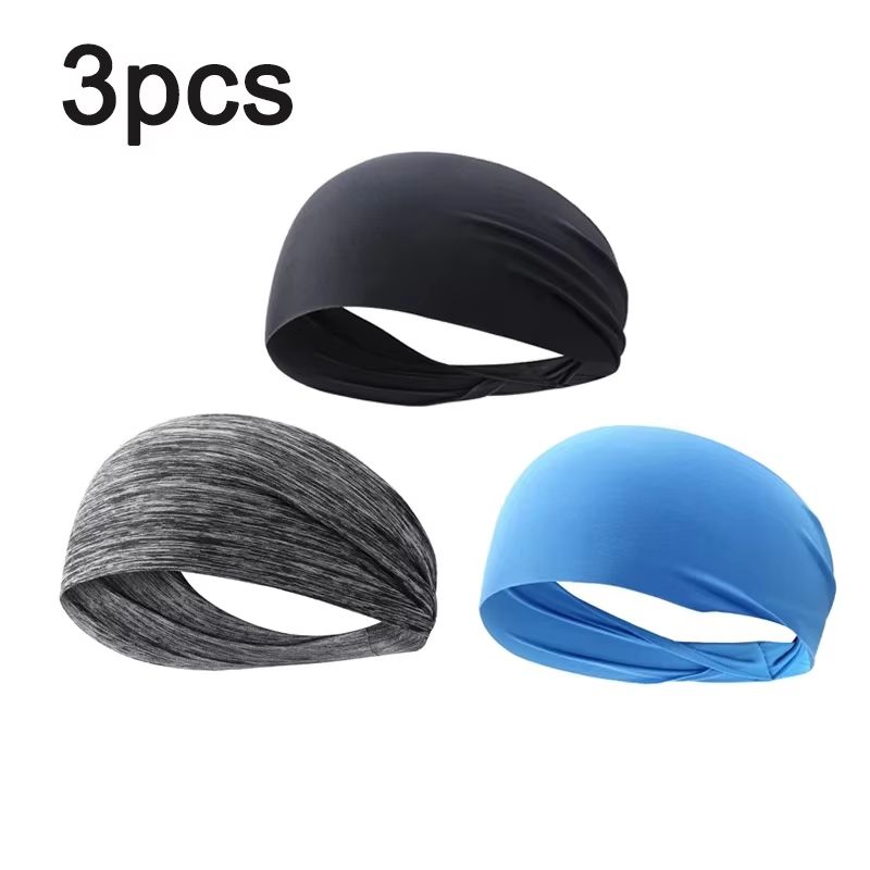 UltraThin Breathable Sports Sweatband Headwrap Absorbent Outdoor Headband 16