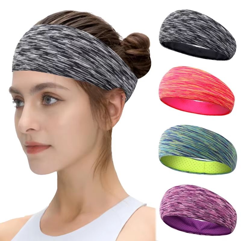 UltraThin Breathable Sports Sweatband Headwrap Absorbent Outdoor Headband 1