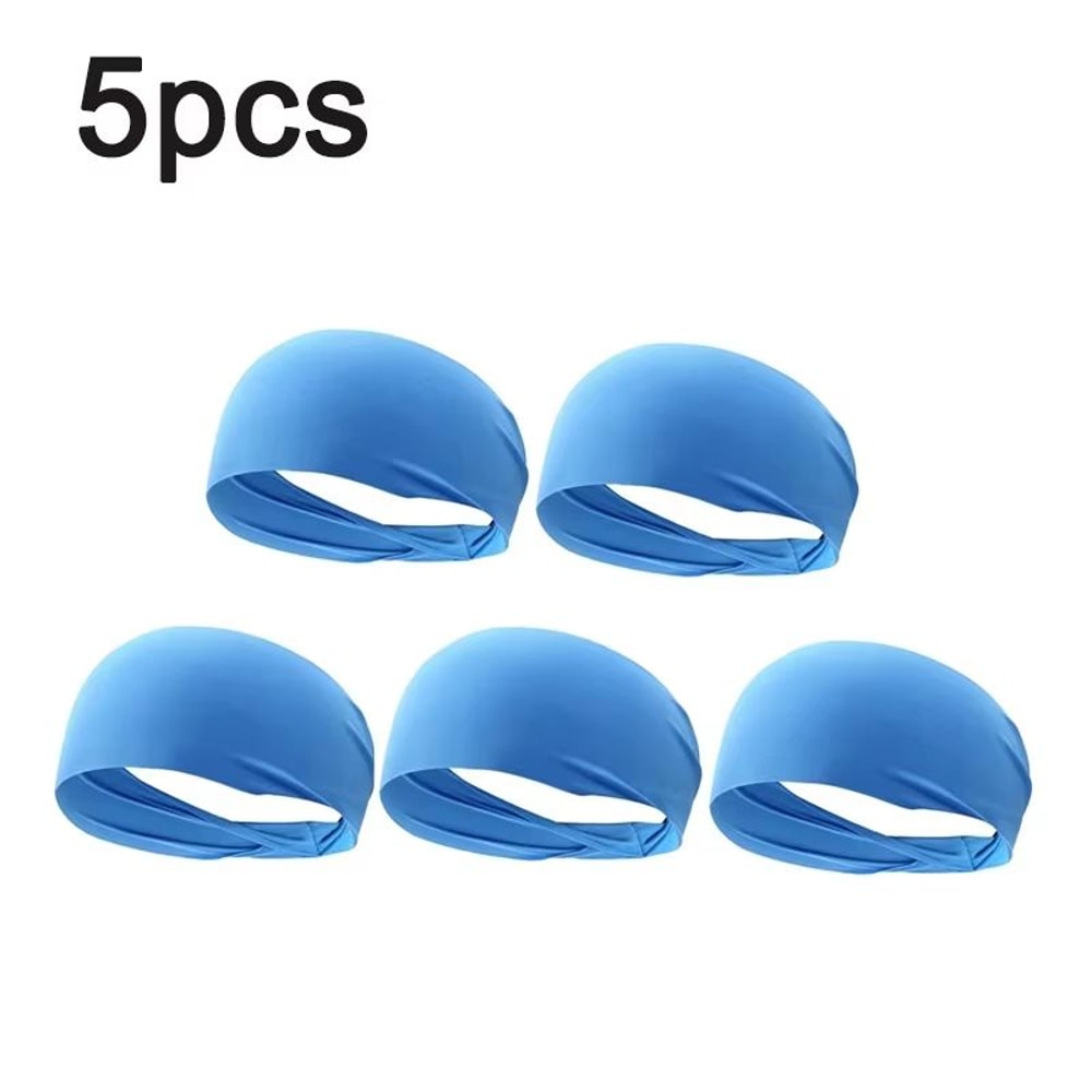 UltraThin Breathable Sports Sweatband Headwrap Absorbent Outdoor Headband 19