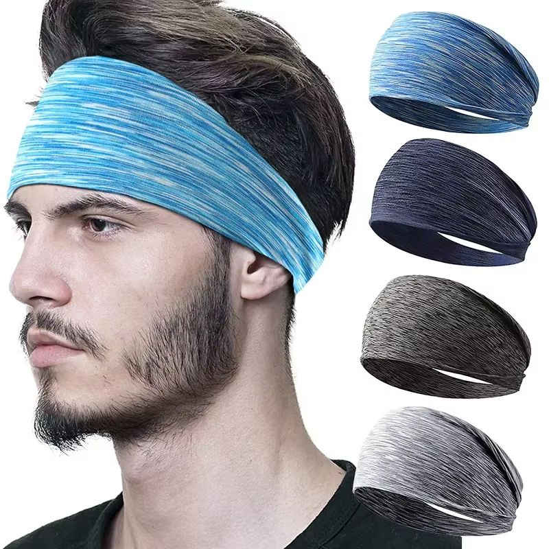 UltraThin Breathable Sports Sweatband Headwrap Absorbent Outdoor Headband 2