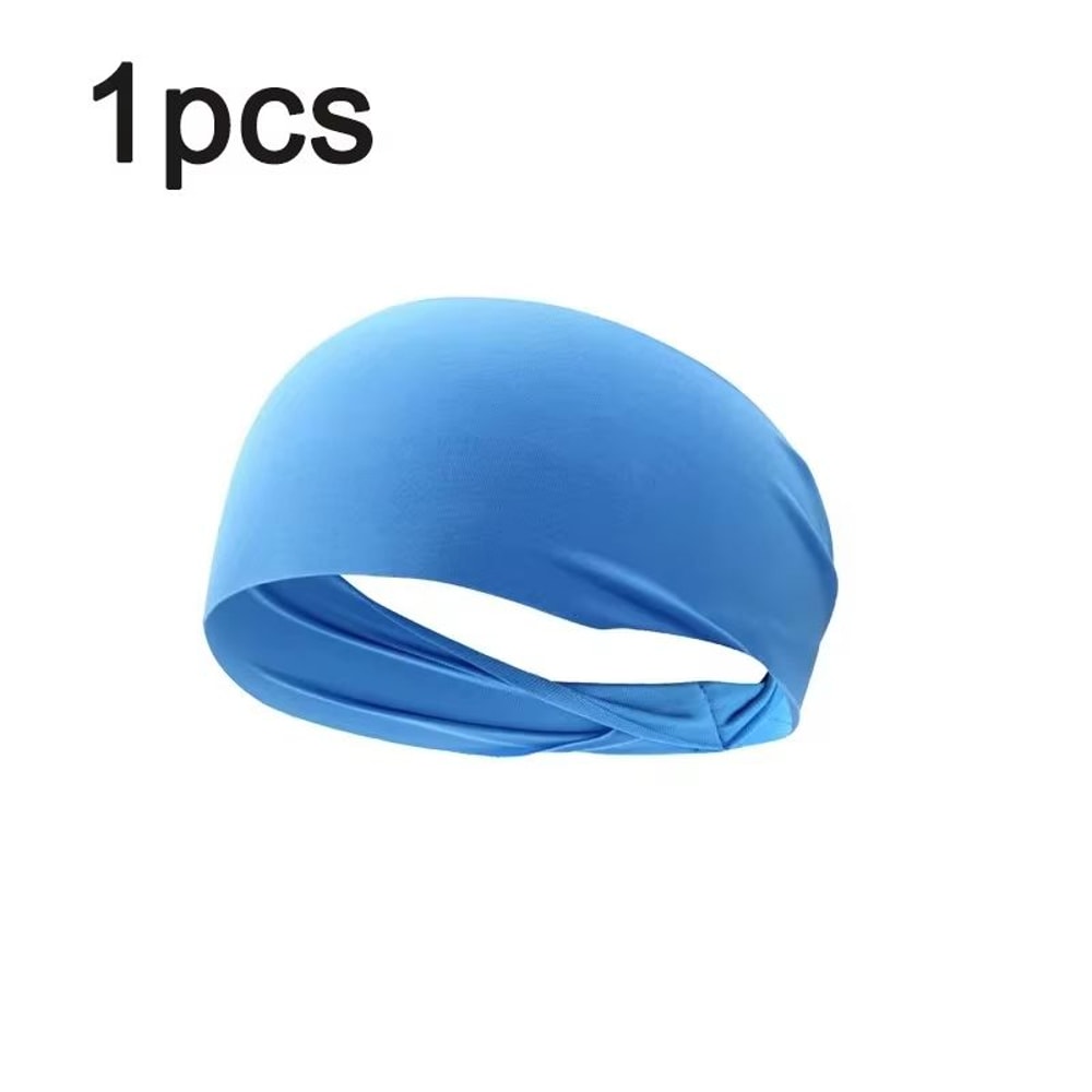 UltraThin Breathable Sports Sweatband Headwrap Absorbent Outdoor Headband 8