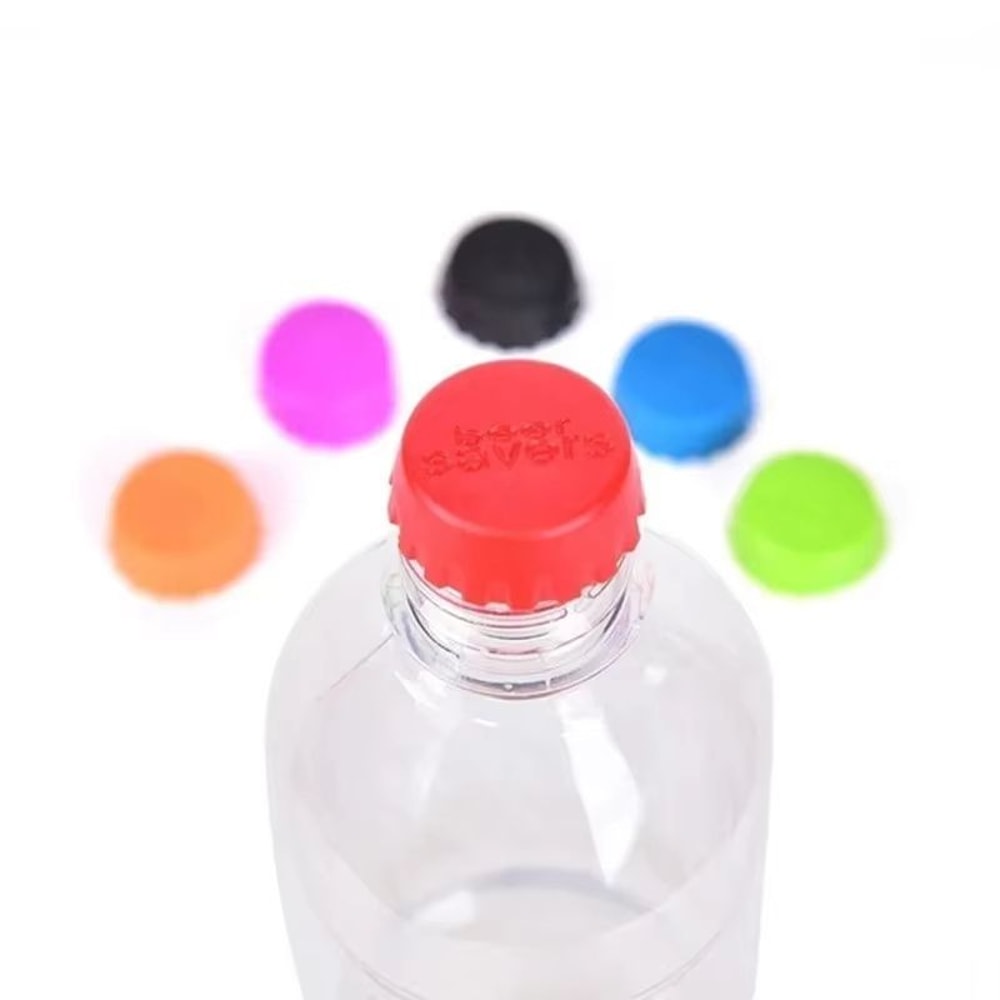 Creative Silicone Bottle Cap Covers For Beer Wine And Condiments 2