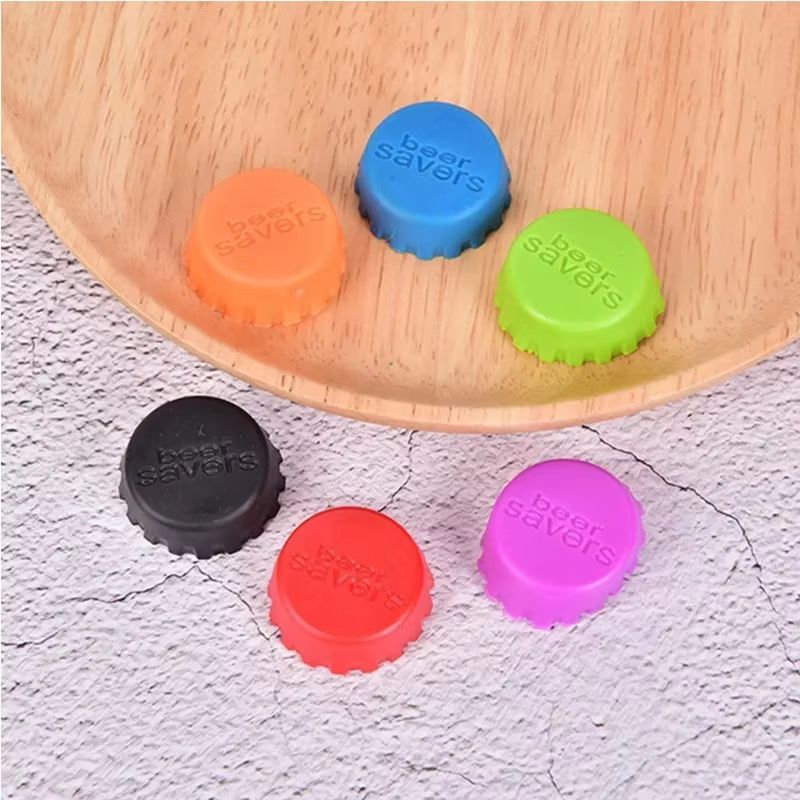 Creative Silicone Bottle Cap Covers For Beer Wine And Condiments 4