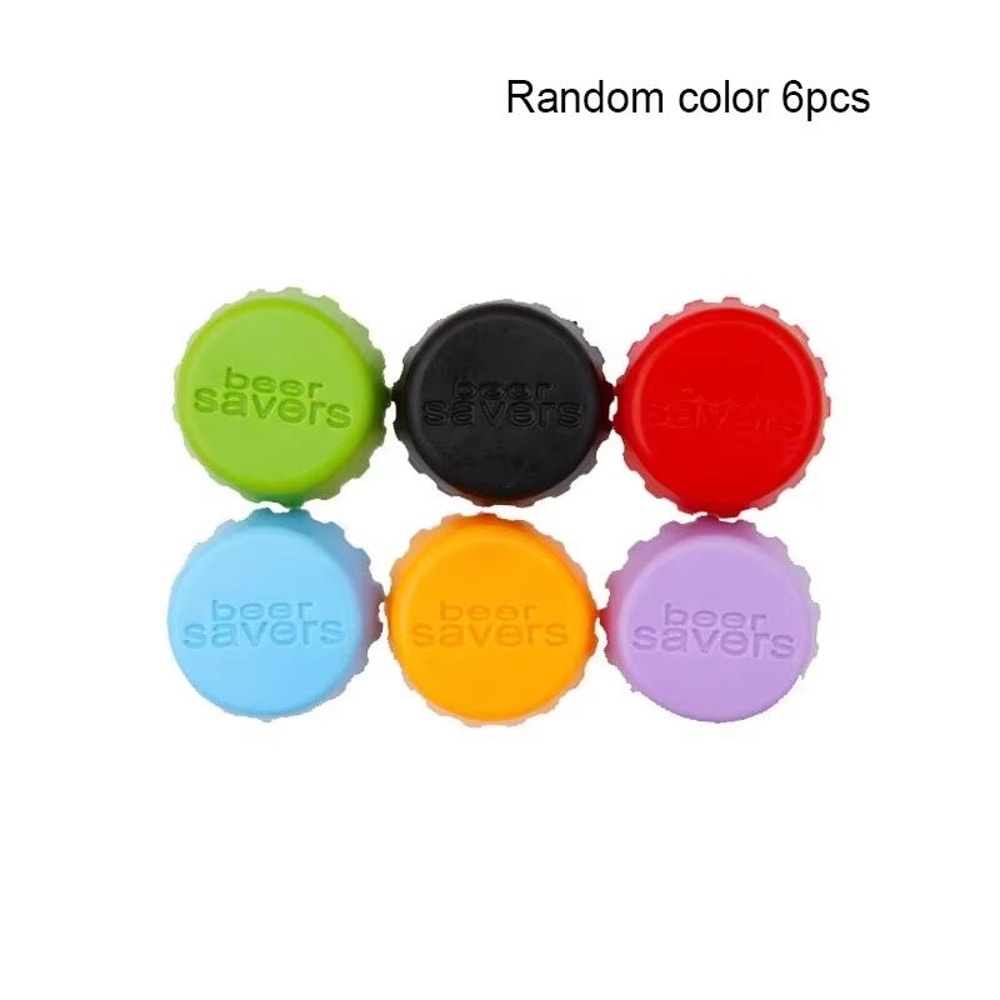 Creative Silicone Bottle Cap Covers For Beer Wine And Condiments 8
