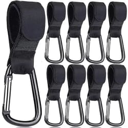 aluminum alloy baby stroller hooks carabiner clip organizer (1–5 pcs)