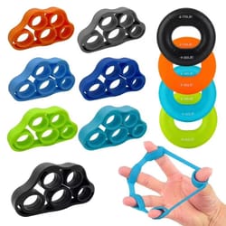 silicone hand gripper and finger expander resistance bands for grip and wrist strength