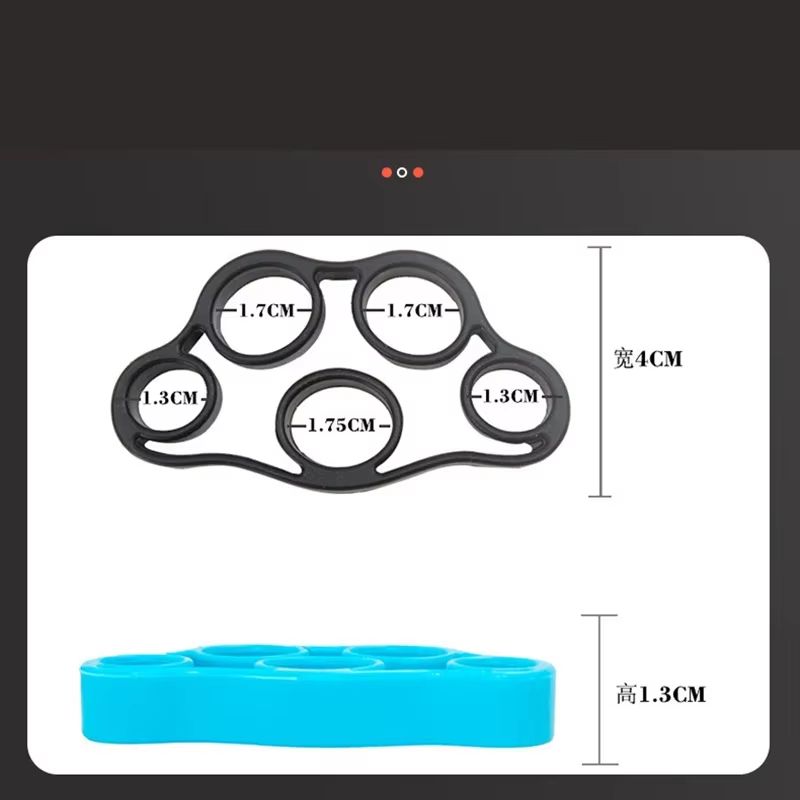 Silicone Hand Gripper And Finger Expander Resistance Bands For Grip And Wrist Strength 2