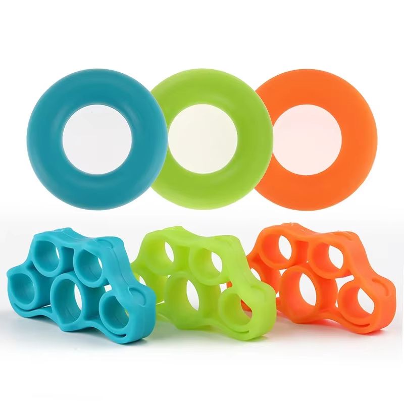 Silicone Hand Gripper And Finger Expander Resistance Bands For Grip And Wrist Strength 4