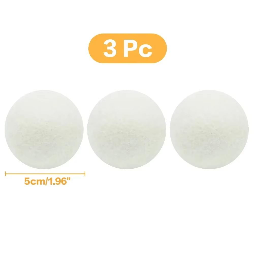 Reusable Wool Dryer Balls Natural Fabric Softener Laundry Set 10