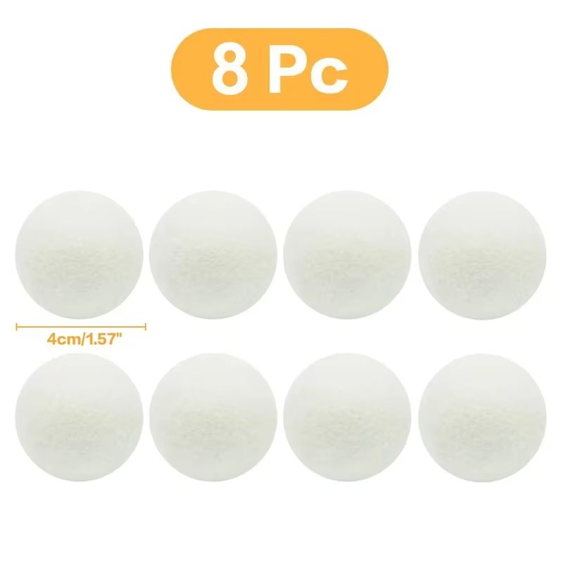 Reusable Wool Dryer Balls Natural Fabric Softener Laundry Set 13
