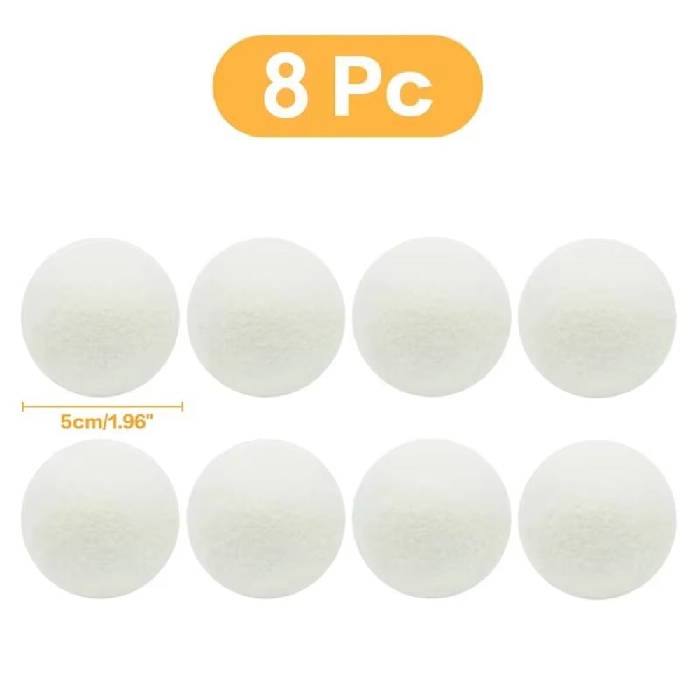 Reusable Wool Dryer Balls Natural Fabric Softener Laundry Set 14