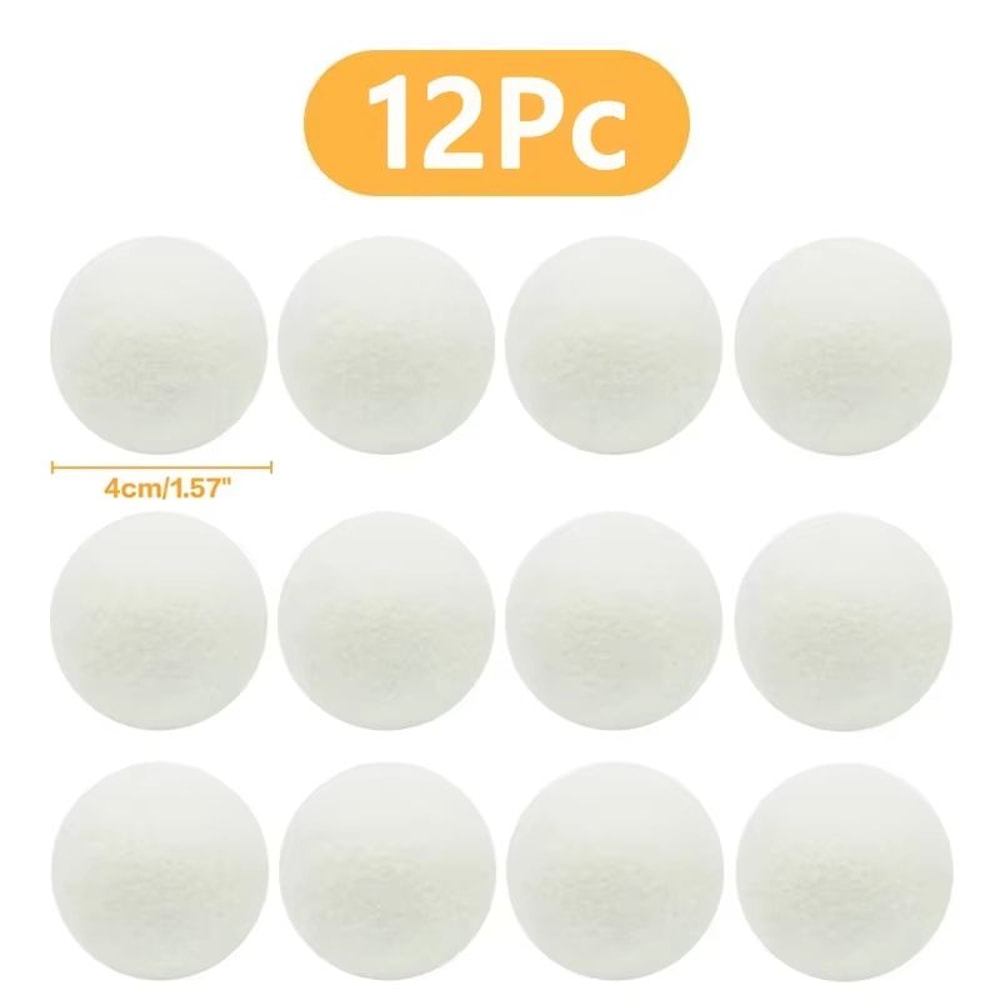 Reusable Wool Dryer Balls Natural Fabric Softener Laundry Set 15