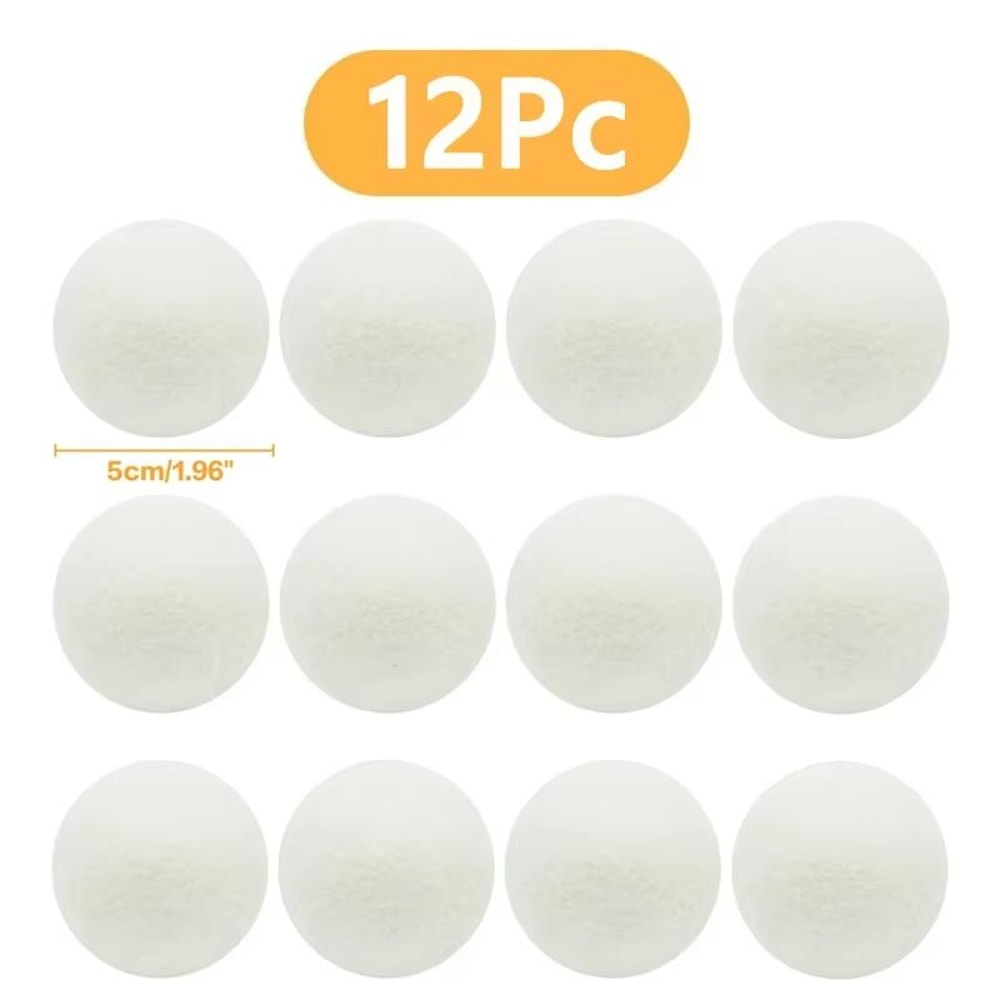 Reusable Wool Dryer Balls Natural Fabric Softener Laundry Set 16