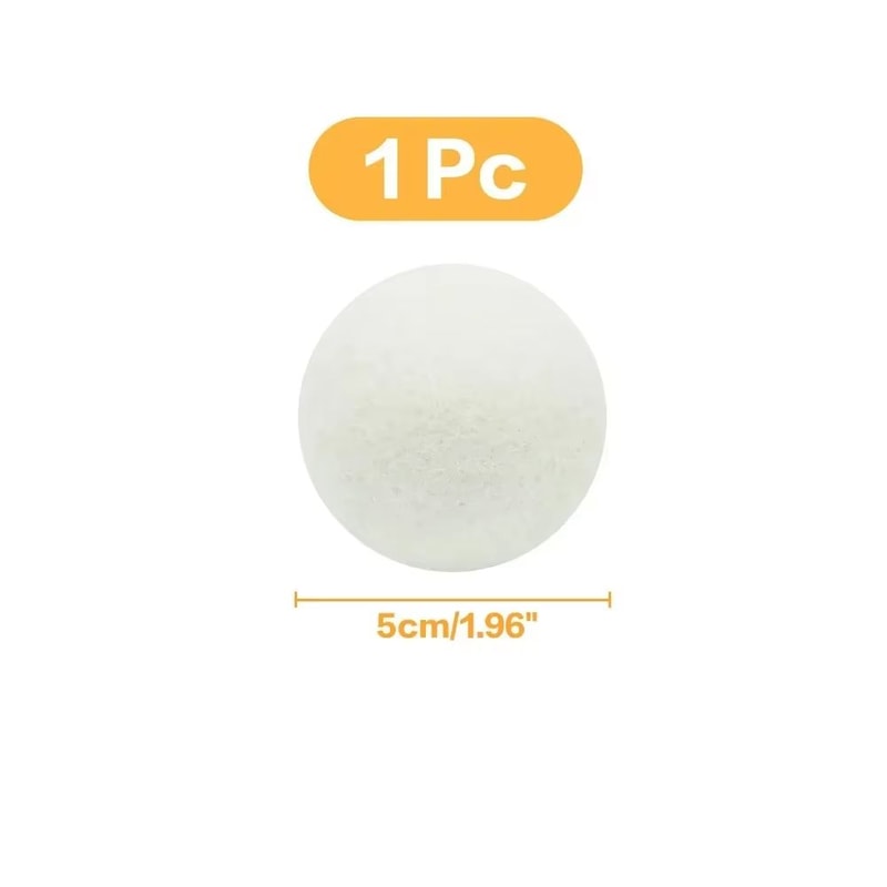 Reusable Wool Dryer Balls Natural Fabric Softener Laundry Set 8