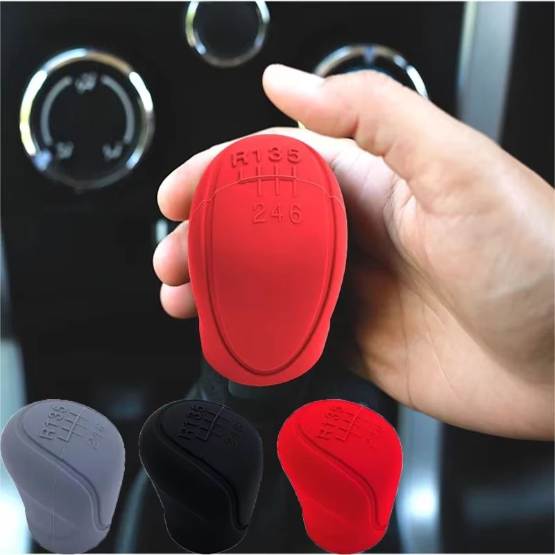 Silicone NonSlip Gear Shift Knob Cover Protective Grip For Car 0