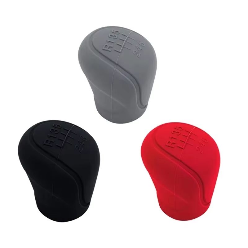 Silicone NonSlip Gear Shift Knob Cover Protective Grip For Car 15