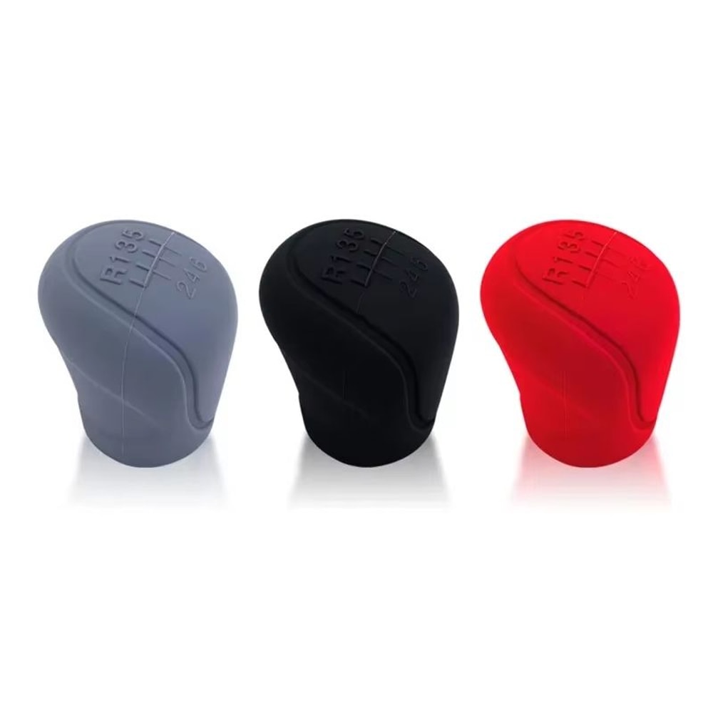 Silicone NonSlip Gear Shift Knob Cover Protective Grip For Car 5
