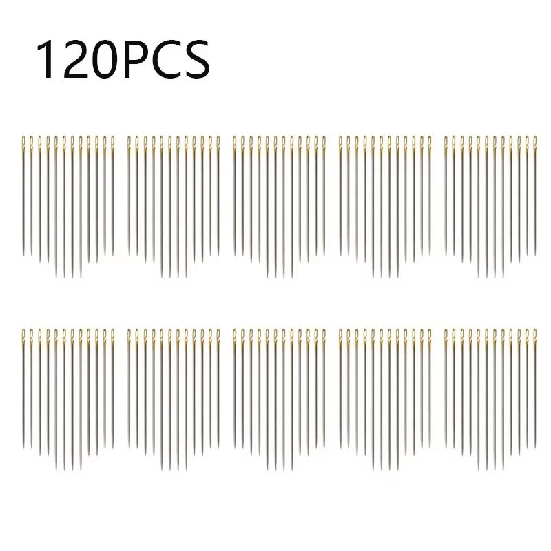 MultiSize Stainless Steel Sewing Needle Set Side Opening Household Hand Tools 11