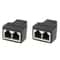 RJ45 Network Cable Splitter Extender Adapter Connector 8Core 7