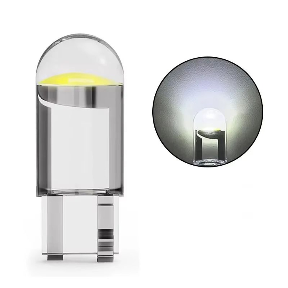 Canbus T10 LED Glass COB 6000K Car Light Bulb 5W For Dome Reading And License Plate 11