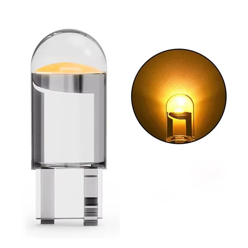 Canbus T10 LED Glass COB 6000K Car Light Bulb 5W For Dome Reading And License Plate 7