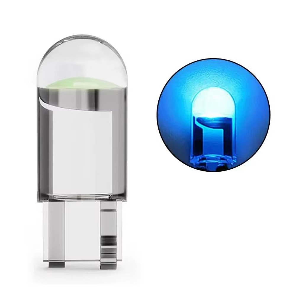 Canbus T10 LED Glass COB 6000K Car Light Bulb 5W For Dome Reading And License Plate 8