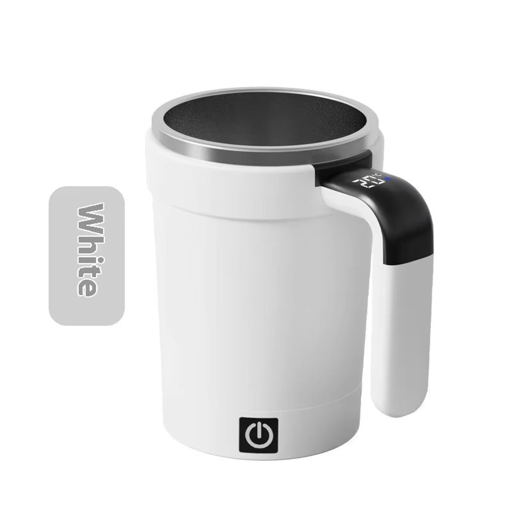Smart Magnetic TemperatureMeasuring Automatic Stirring Cup Portable Electric Coffee And Milkshake M 9