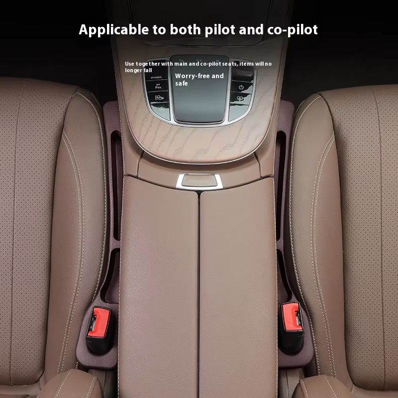 Automotive Car Seat Gap Plug AntiLeak Strip And MultiFunctional Storage Box Interior Organizer 0