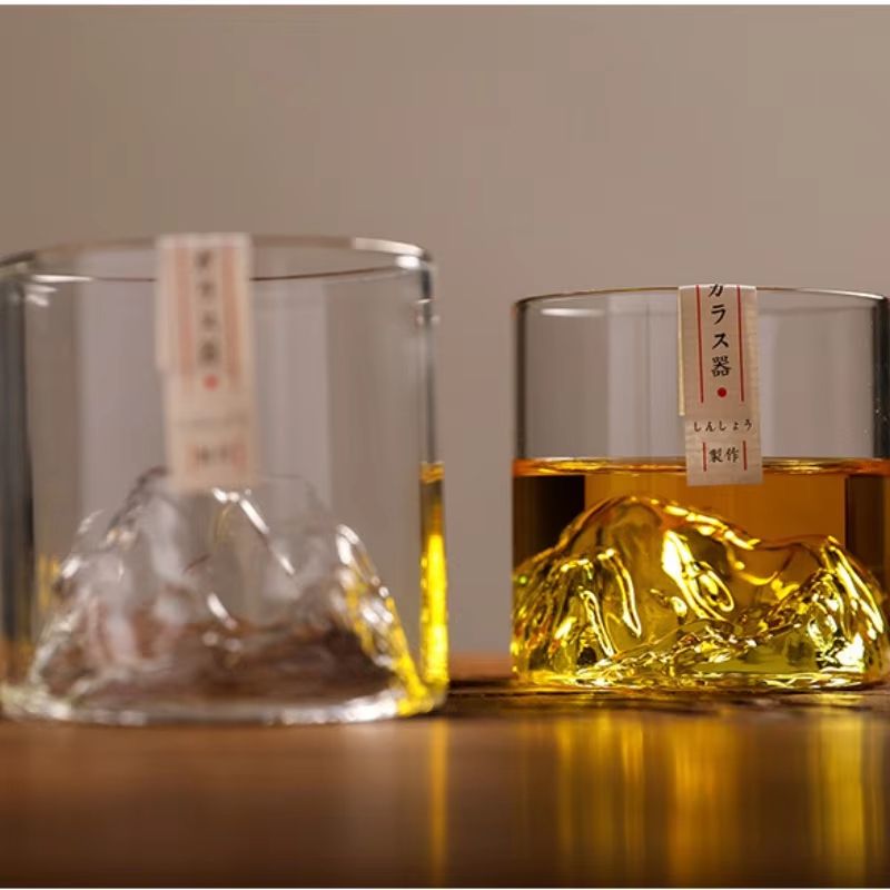 Japanese Mt Fuji Glacier HeatResistant Glass Teacup 200ml 676 Fl Oz 0