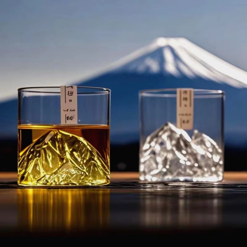 Japanese Mt Fuji Glacier HeatResistant Glass Teacup 200ml 676 Fl Oz 2