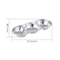 304 Stainless Steel KoreanStyle Dinner Plate And Multifunctional Sauce Serving Dish 11