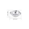 304 Stainless Steel KoreanStyle Dinner Plate And Multifunctional Sauce Serving Dish 7