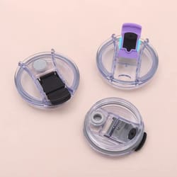 star simple high-value transparent strong thread lock leak-proof car cup lid (fits 301–400 ml / 10.18–13.53 fl oz)