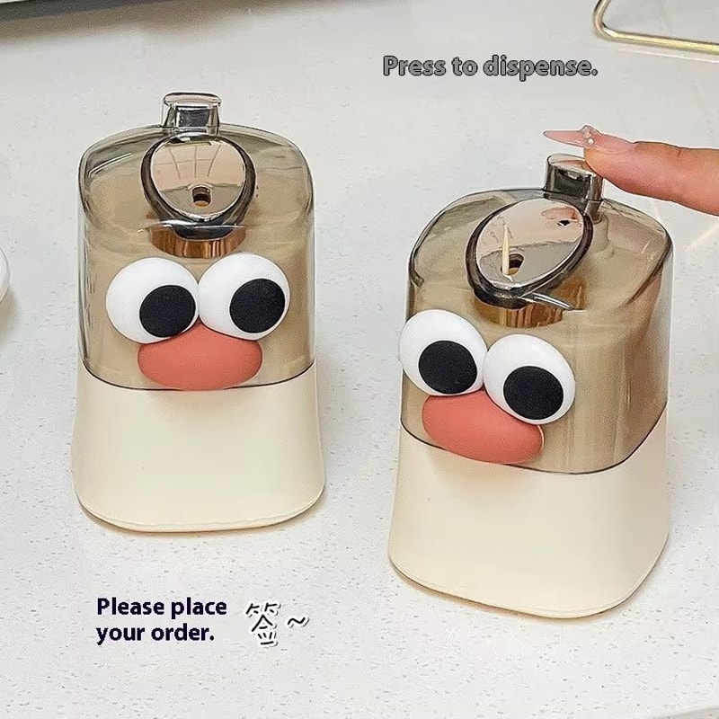 Creative Cartoon Gut Mouth Toothpick Box HighAppearance CreamStyle Luxury Toothpick Holder 9