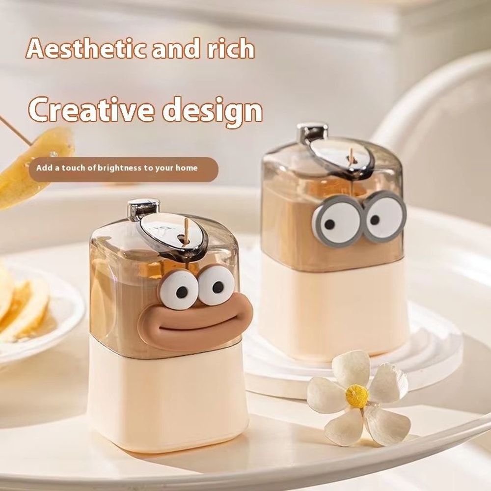 Creative Cartoon Gut Mouth Toothpick Box HighAppearance CreamStyle Luxury Toothpick Holder 1