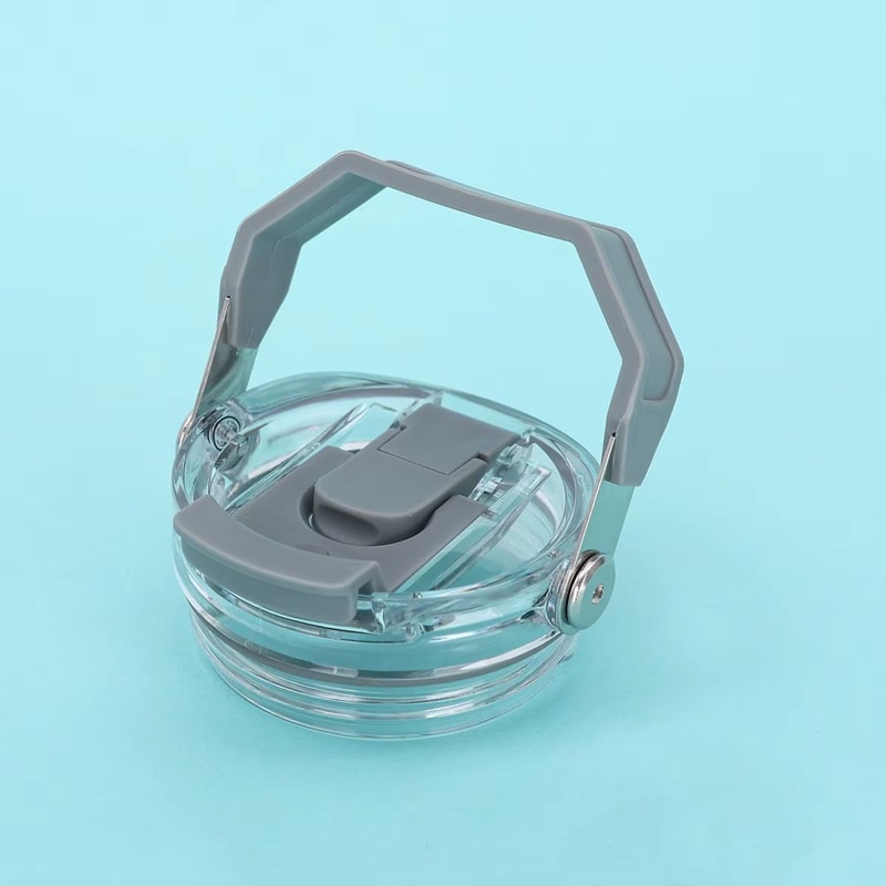 30 Oz Double Drinking Cap LeakProof Portable Car Cup With Handle Transparent Insulated Lid 9