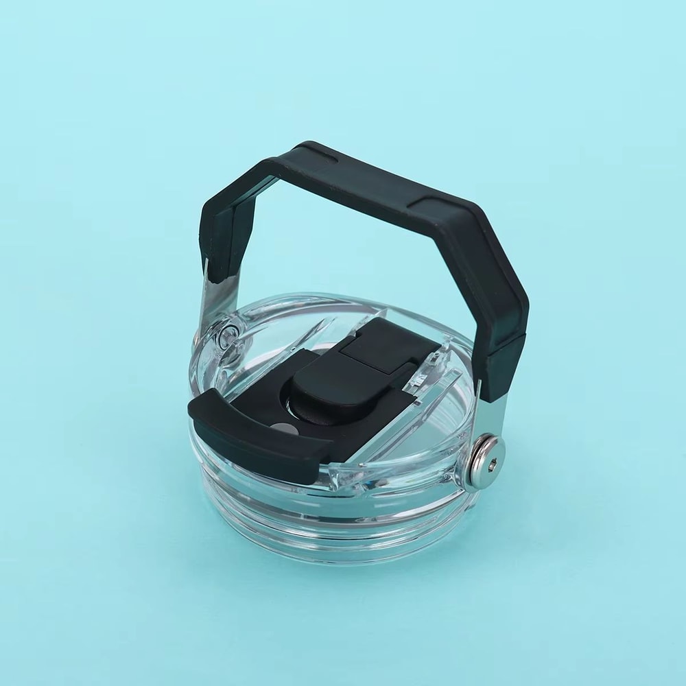 30 Oz Double Drinking Cap LeakProof Portable Car Cup With Handle Transparent Insulated Lid 4