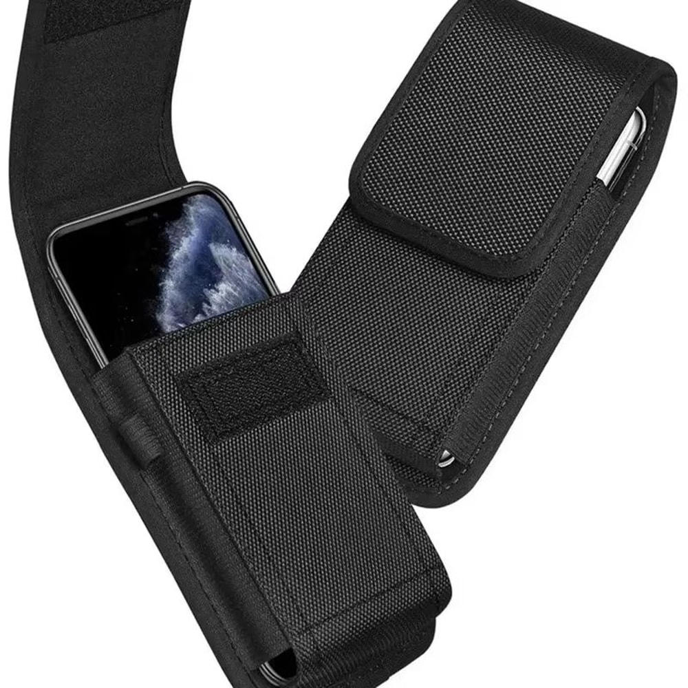 Tactical Cell Phone Pouch Holster With Free DRing Buckle Portable Nylon Wallet Card Carrying Case 2