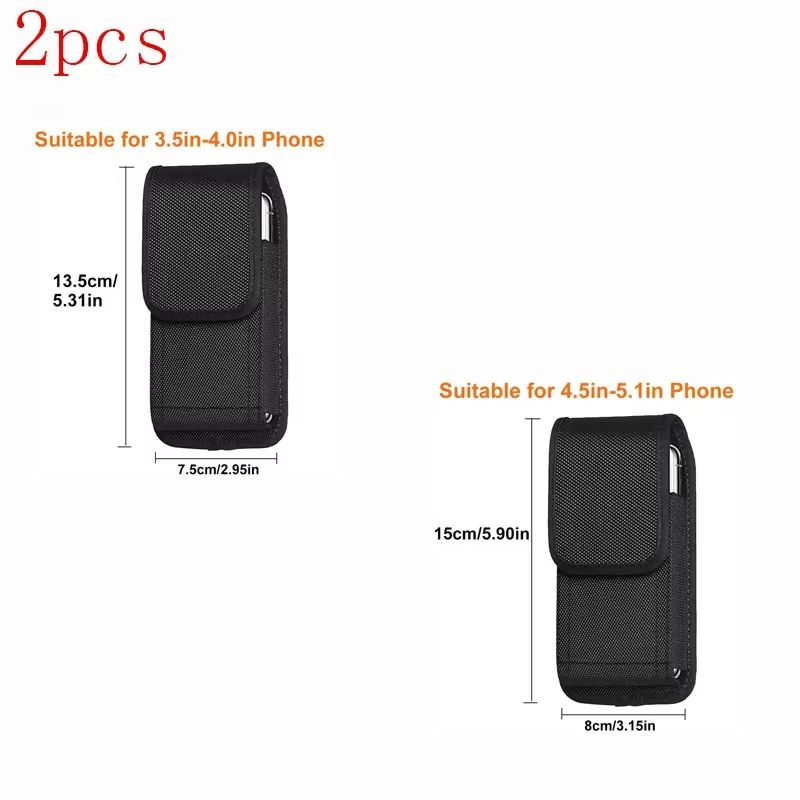 Tactical Cell Phone Pouch Holster With Free DRing Buckle Portable Nylon Wallet Card Carrying Case 11