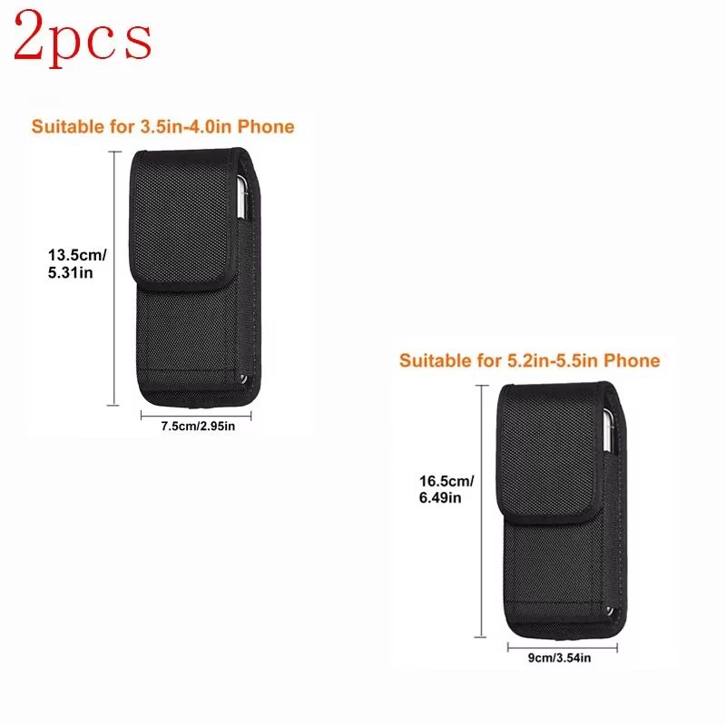 Tactical Cell Phone Pouch Holster With Free DRing Buckle Portable Nylon Wallet Card Carrying Case 12