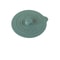Simple Solid Color Concave Embossed Letter Silicone Rubber Integrated Water Cup Dust Cover Lid 6
