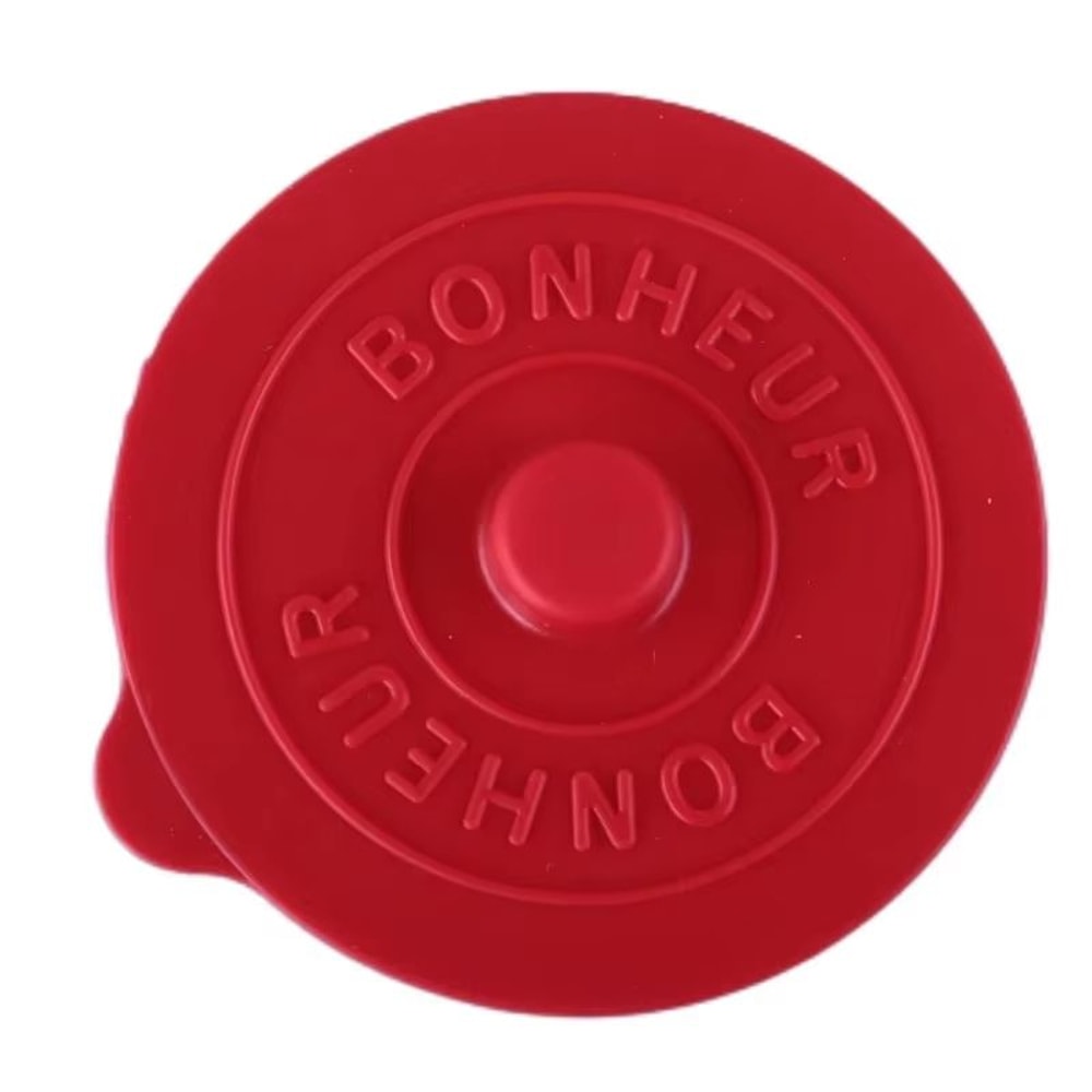 Simple Solid Color Concave Embossed Letter Silicone Rubber Integrated Water Cup Dust Cover Lid 8