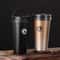 New American Simple Coffee Cup Portable Office DoubleLayer Vacuum Thermos Cup With Rope Seamless Li 0