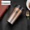 New American Simple Coffee Cup Portable Office DoubleLayer Vacuum Thermos Cup With Rope Seamless Li 2