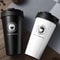 New American Simple Coffee Cup Portable Office DoubleLayer Vacuum Thermos Cup With Rope Seamless Li 4