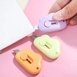 mini pocket cloud art utility knife with refillable blade craft paper cutter