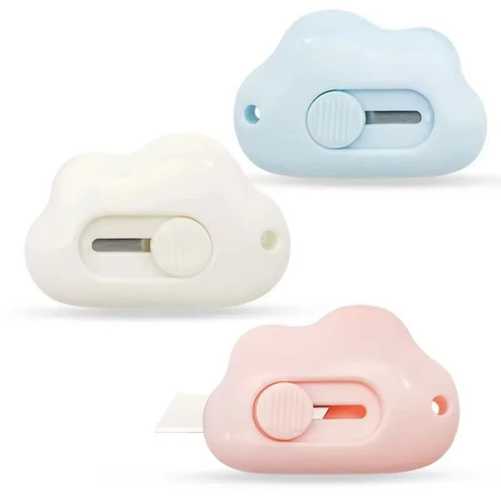 Mini Pocket Cloud Art Utility Knife With Refillable Blade Craft Paper Cutter 1